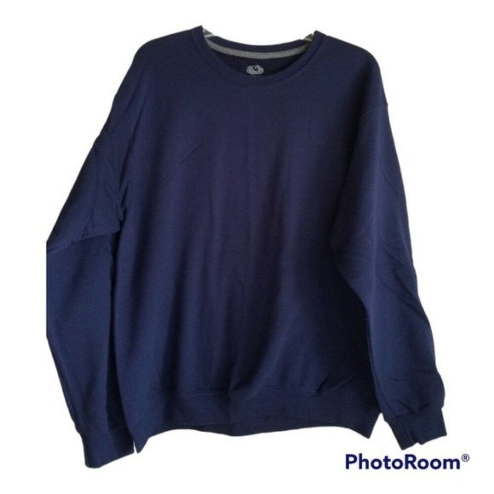 Fruit of the Loom Navy Blue Sweatshirt Size L, NWOT